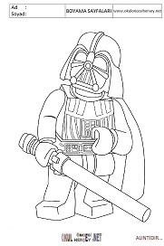 lego-starwars boyama sayfaları
